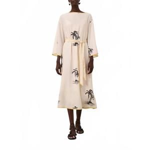 NEW ZIMMERMANN tunic dress in cream palm